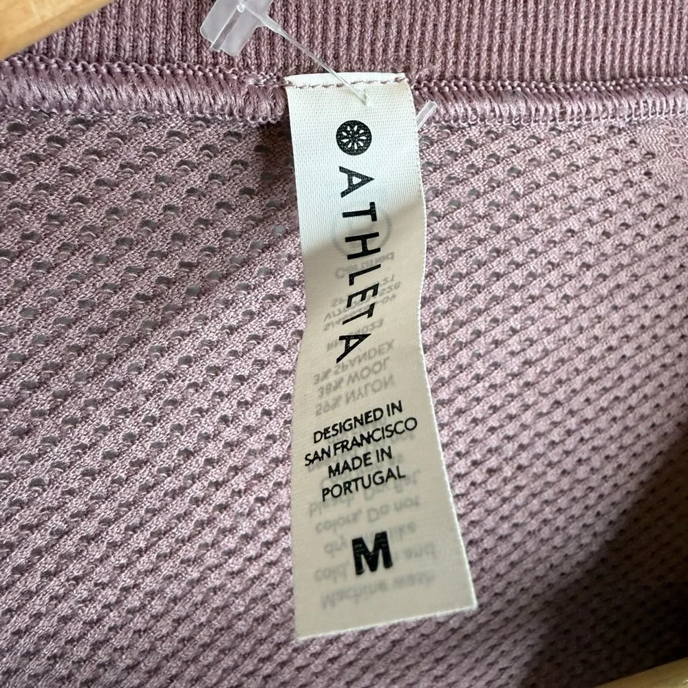 Athleta Foresthill Ascent Seamless Top Long Sleeve Merino Wool Size Medium - Picture 5 of 10